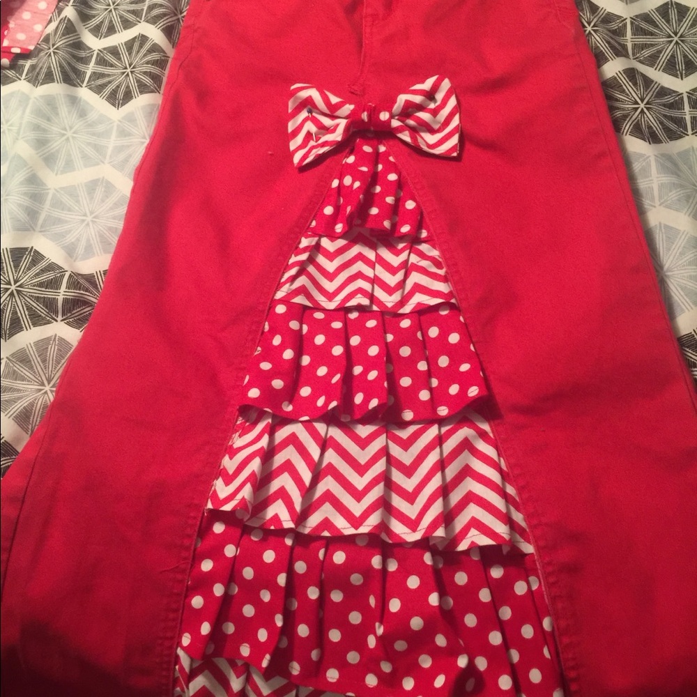 Upcycled jean skirts . Prices firm on these ! - Picture 3 of 8